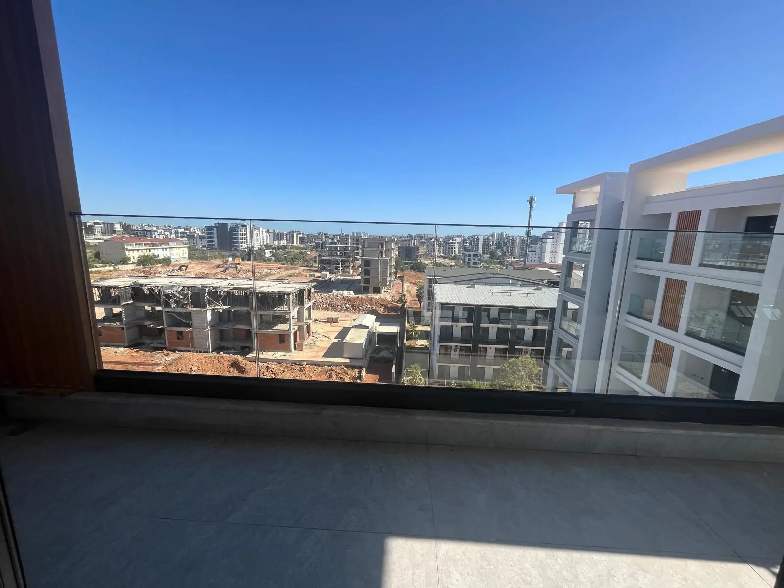 Attached balcony